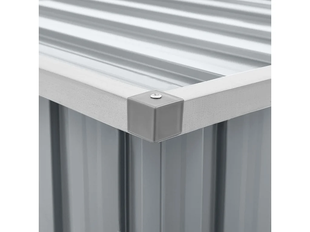 Caixa para armazenamento de móveis de jardim 129 x 67 x 65 cm cinza 02_0013082