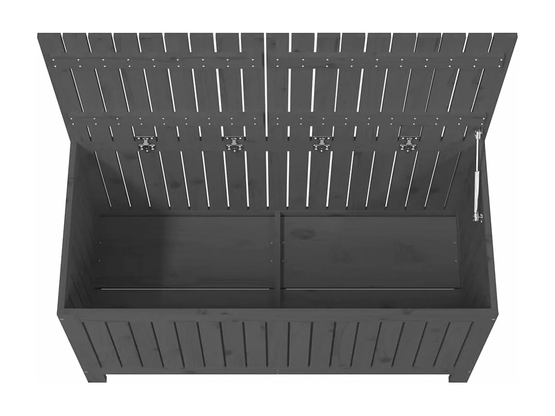 Coffre boîte meuble de bois marron 121 x 55 x 64 cm 02_0013081