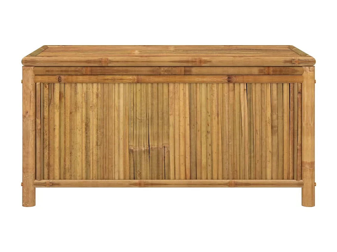 Coffre boîte meuble de bambou marron 110 x 52 x 55 cm 02_0012999