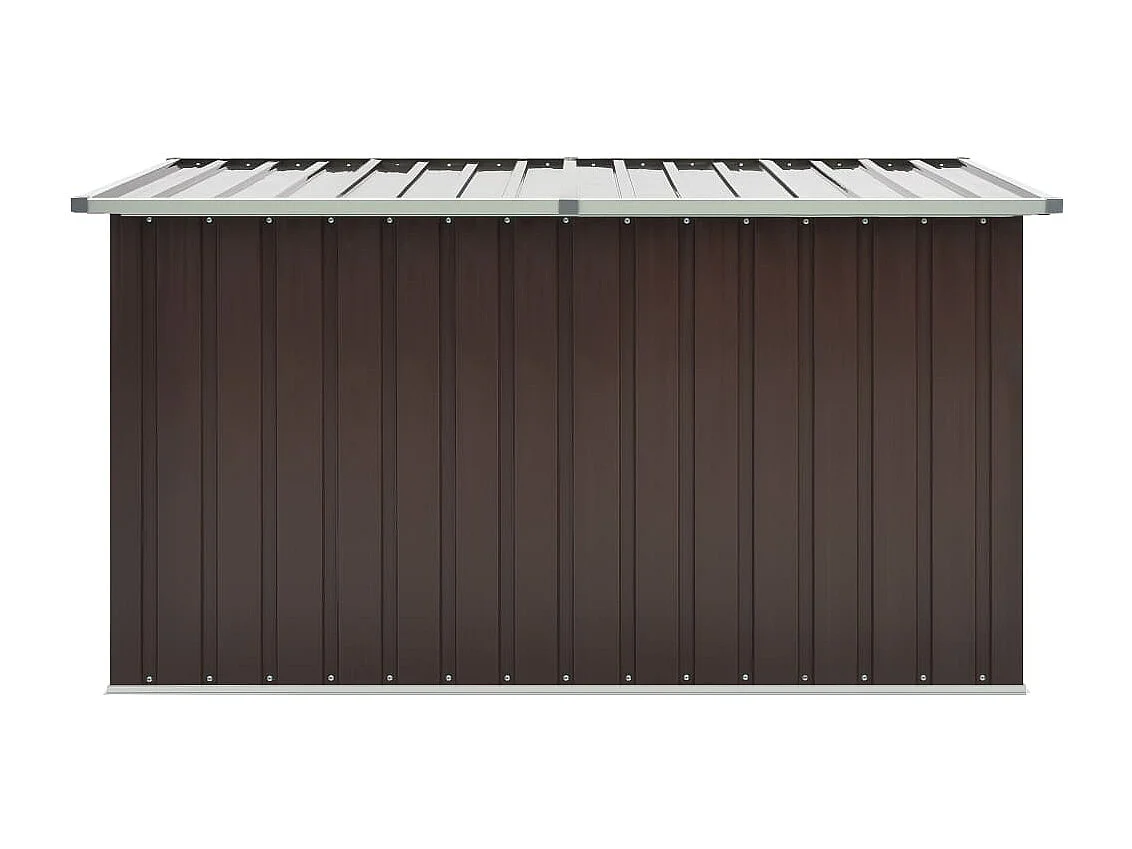 Cofre de almacenaje para muebles de jardín 171 x 99 x 93 cm marrón 02_0013099