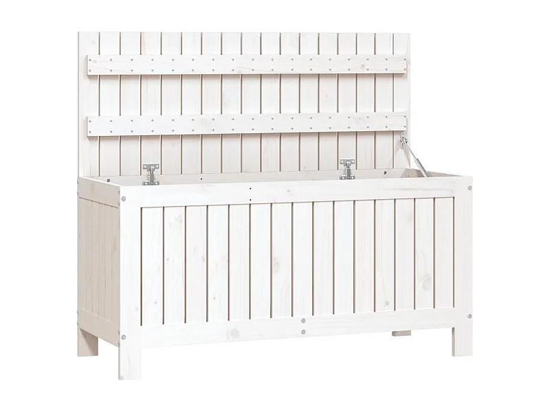 Cassapanca da giardino 108 x 42,5 x 54 cm legno di pino bianco 02_0013068