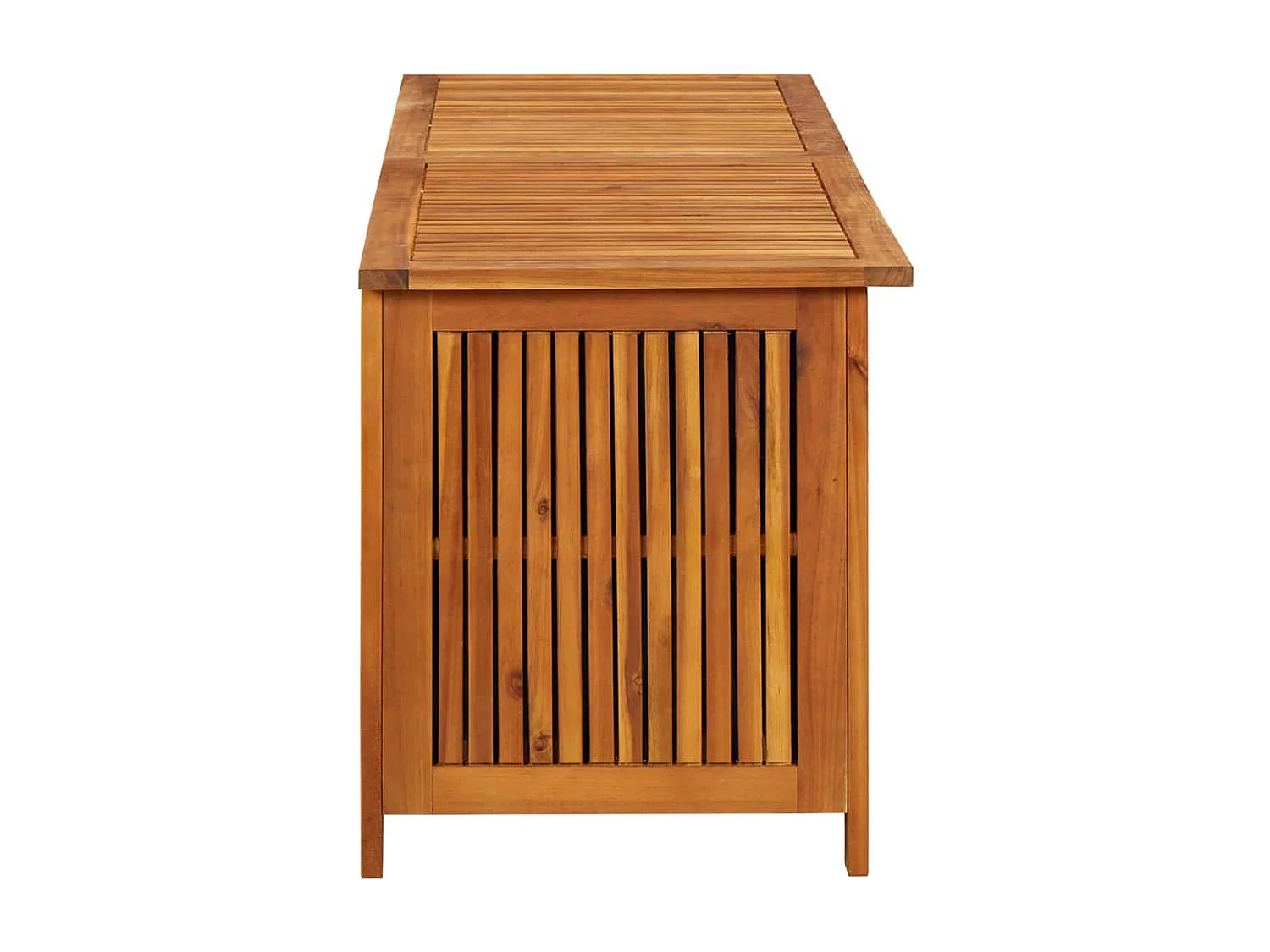Coffre boîte meuble de bois marron 150 x 50 x 58 cm 02_0013011