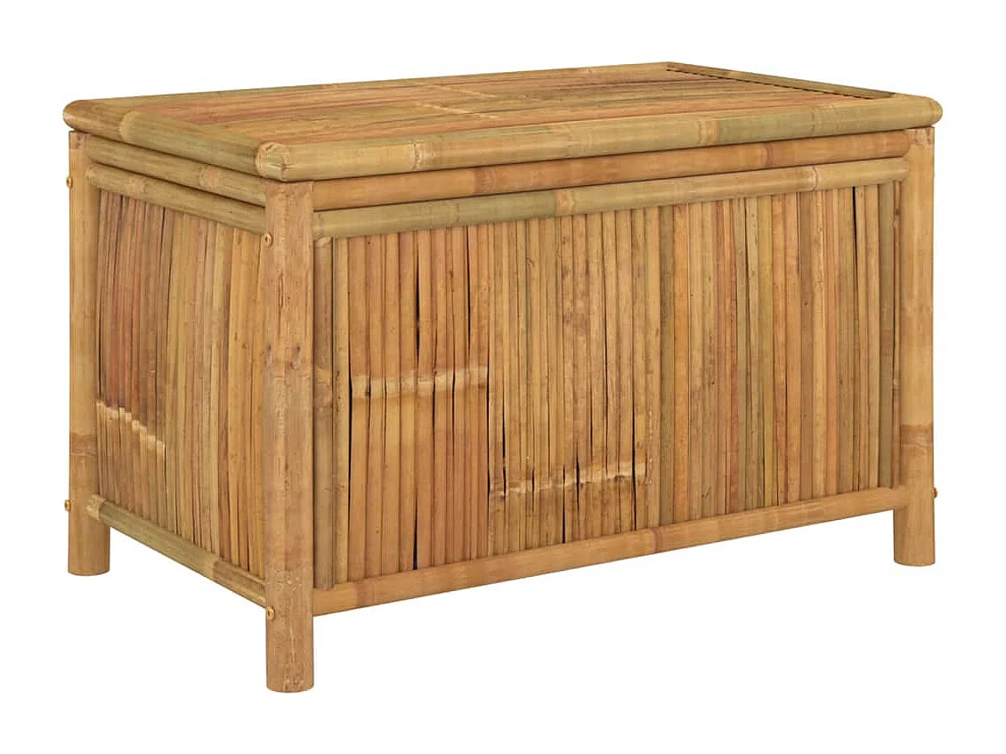 Cofre de almacenaje para muebles de jardín 90 x 52 x 55 cm bambú 02_0013055