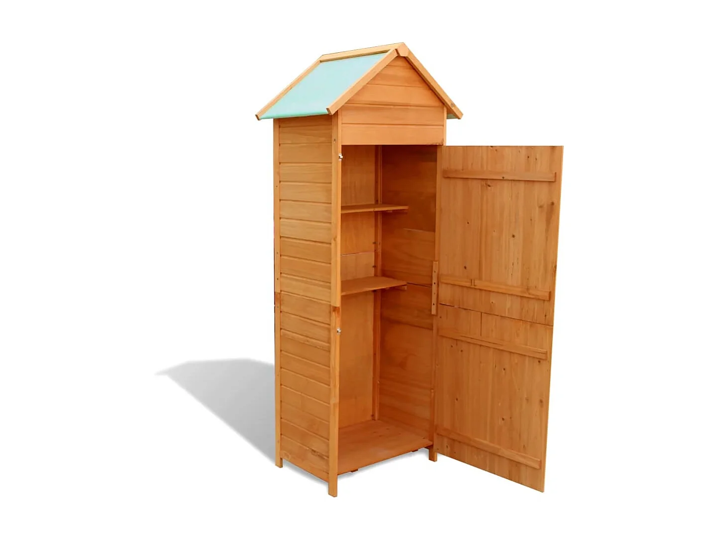 Armoire de rangement de marron 64 x 42.5 x 190 cm 02_0012985