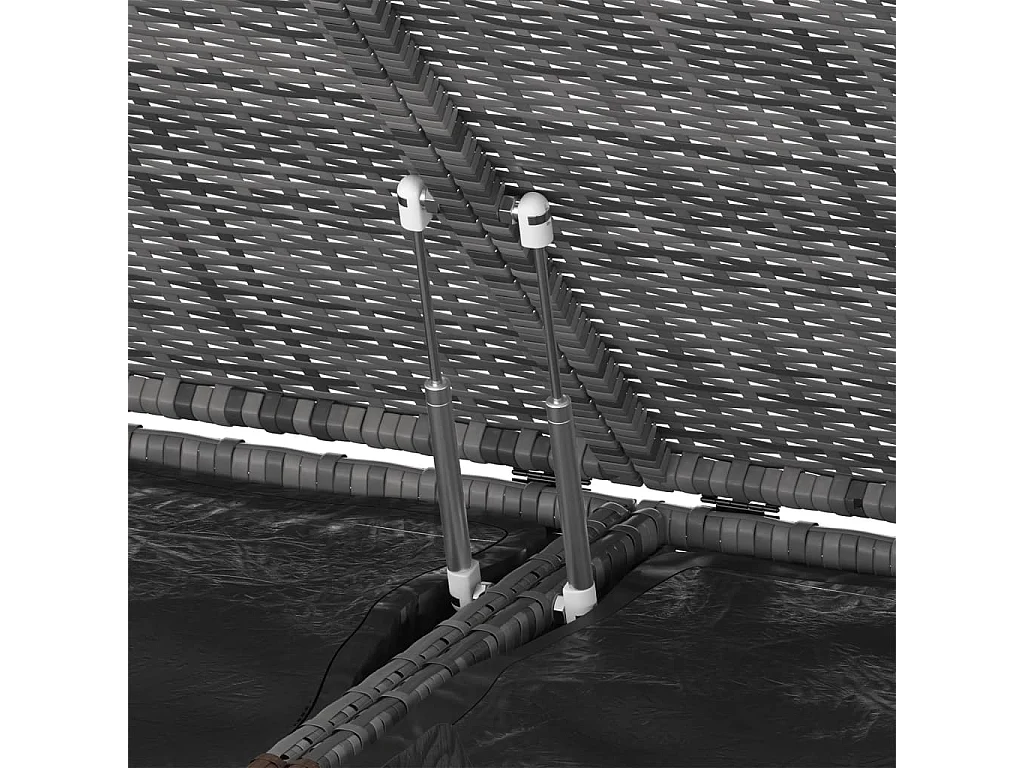 Boîte à coussins de résine grise 291 x 100.5 x 104 cm 02_0013166