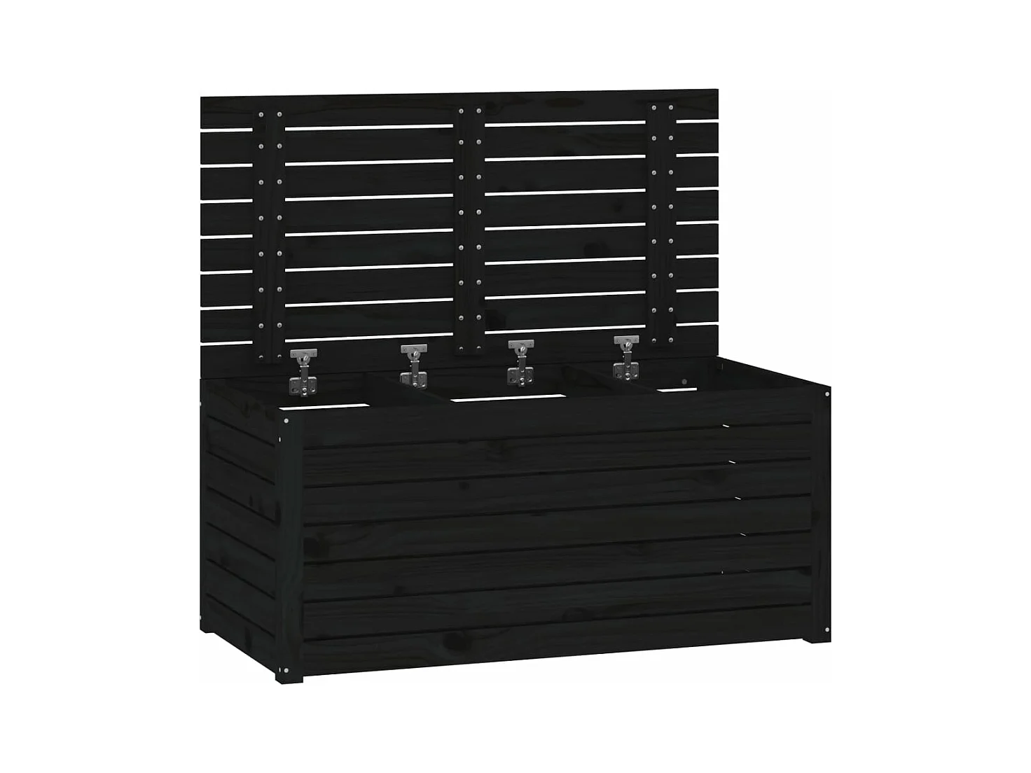 Boîte coffre de jardin bois marron 101 x 50.5 x 46.5 cm 02_0012994