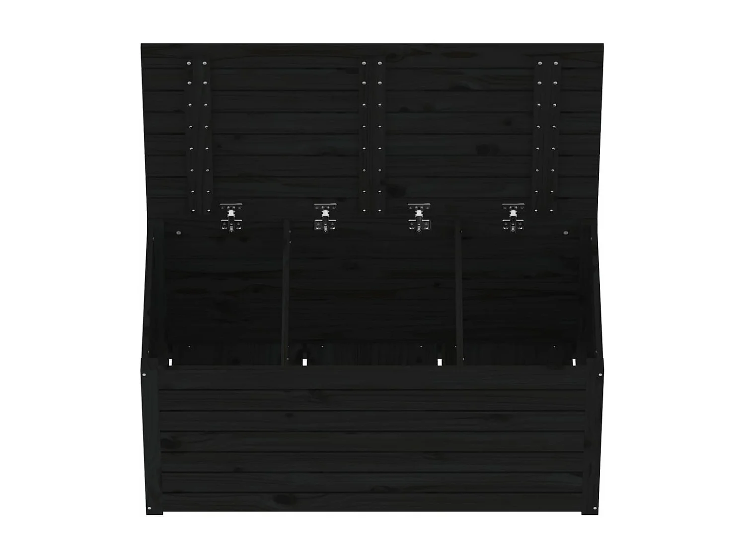 Boîte coffre de jardin bois marron 101 x 50.5 x 46.5 cm 02_0012994