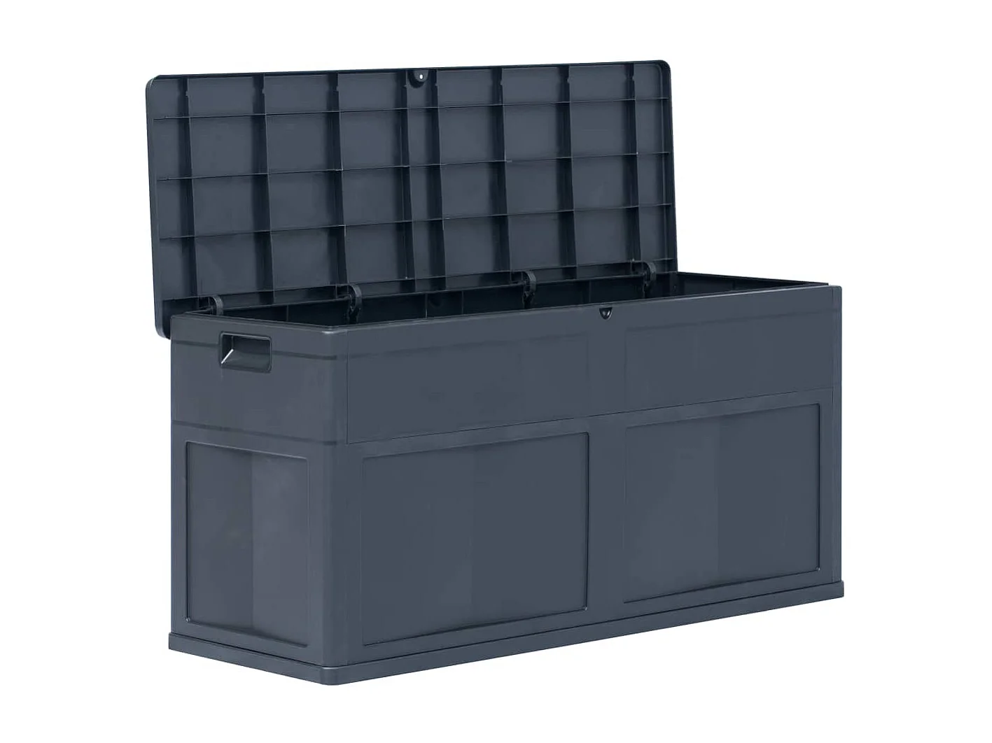 Baule portaoggetti per mobili da giardino 320 l nero 02_0013031