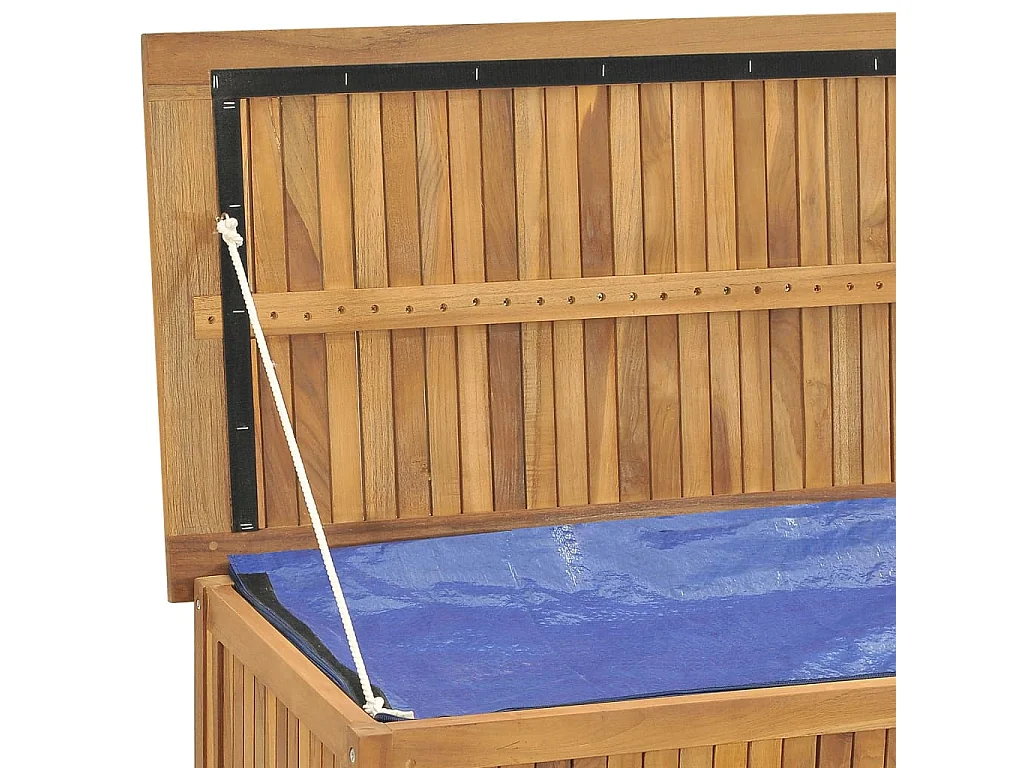 Cofre de jardín 150 x 50 x 55 cm madera maciza de teca 02_0012988