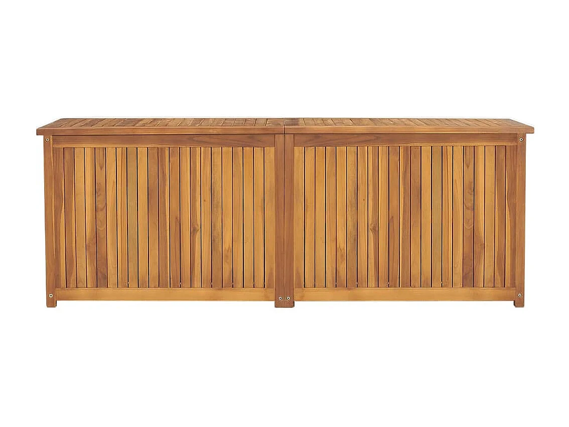 Boîte coffre de jardin bois marron 150 x 50 x 55 cm 02_0012988