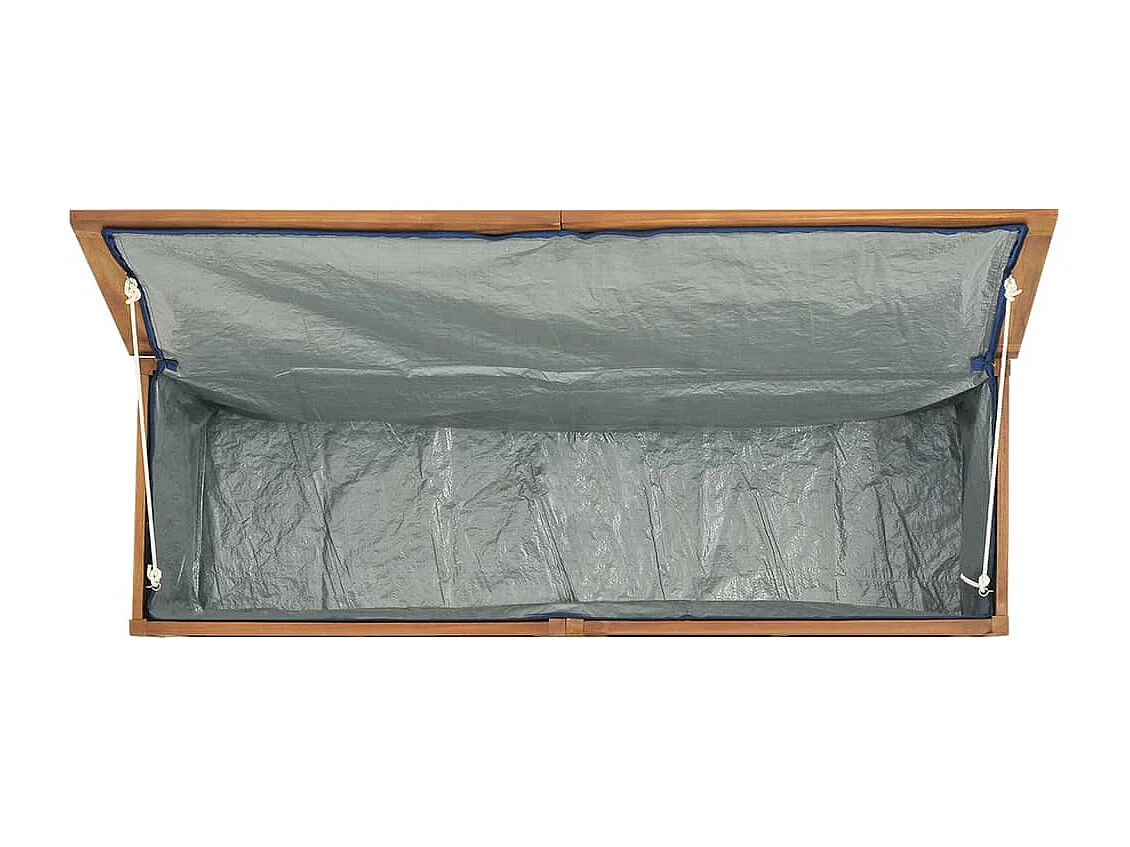 Boîte coffre de jardin bois marron 150 x 50 x 55 cm 02_0012988