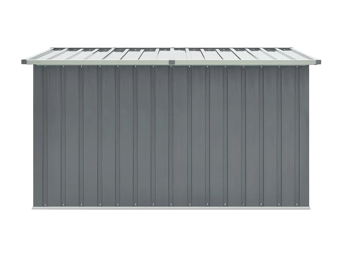 Cofre mueble de jardín almacenaje gris 171 x 99 x 93 cm 02_0013087