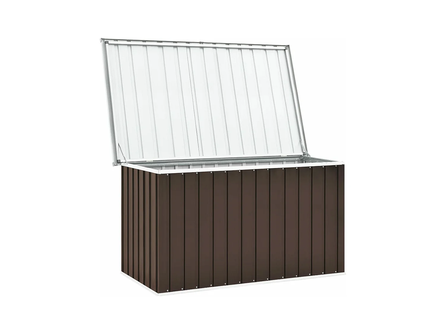 Coffre boîte meuble de marron 149 x 99 x 93 cm 02_0013098