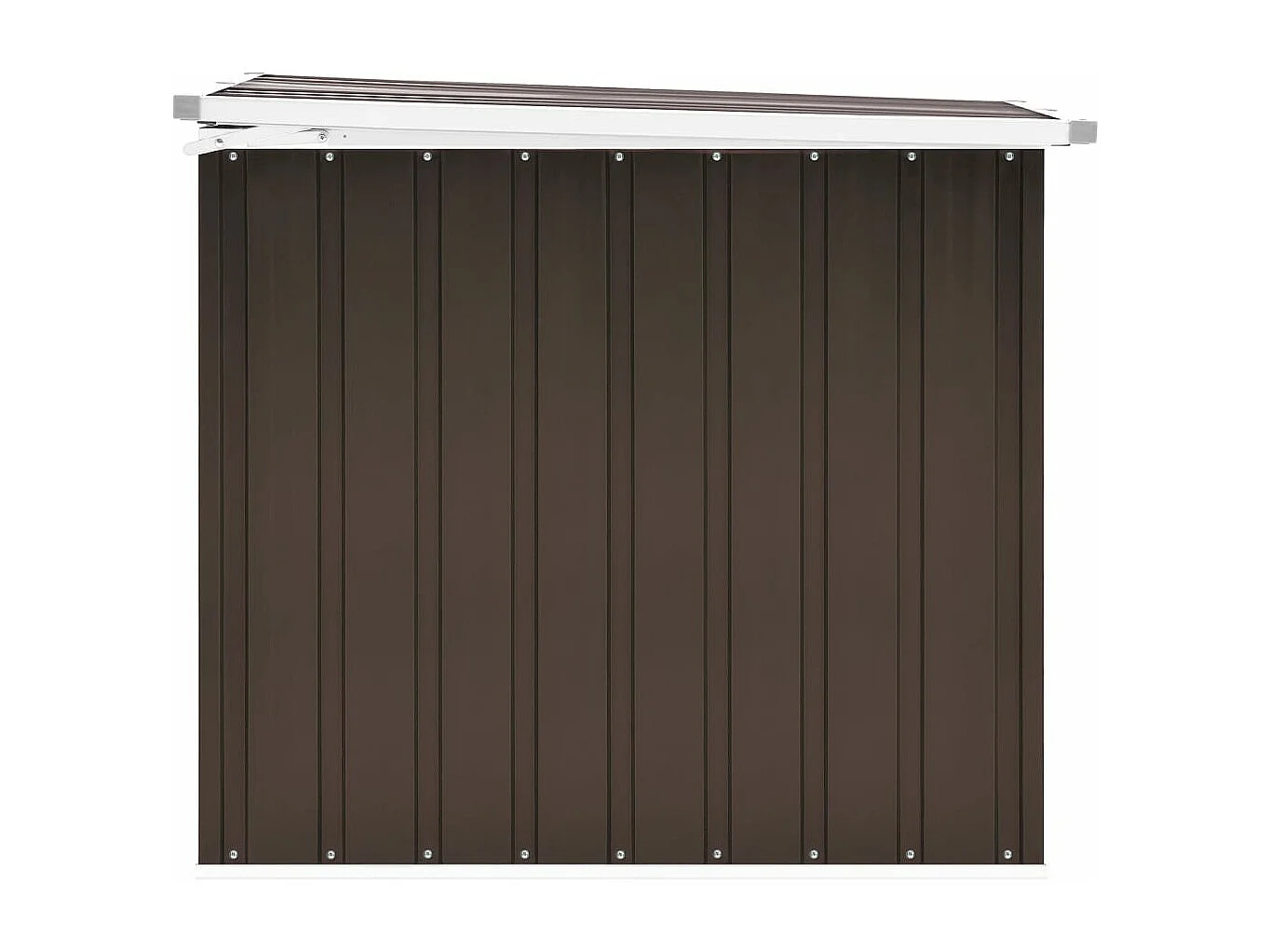 Cofre de almacenaje para muebles de jardín 149 x 99 x 93 cm marrón 02_0013098