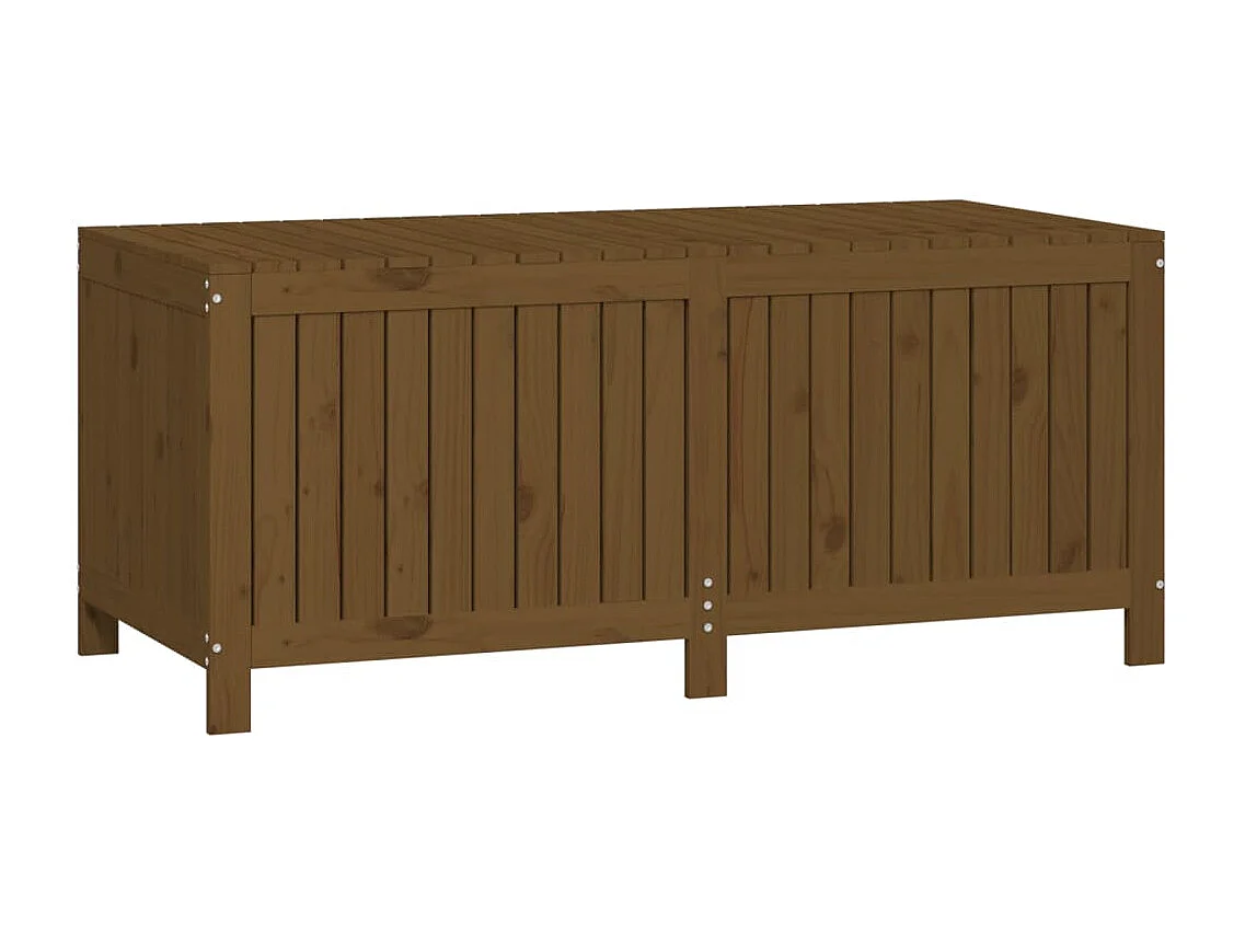 Coffre boîte meuble de bois marron 147 x 68 x 64 cm 02_0013104