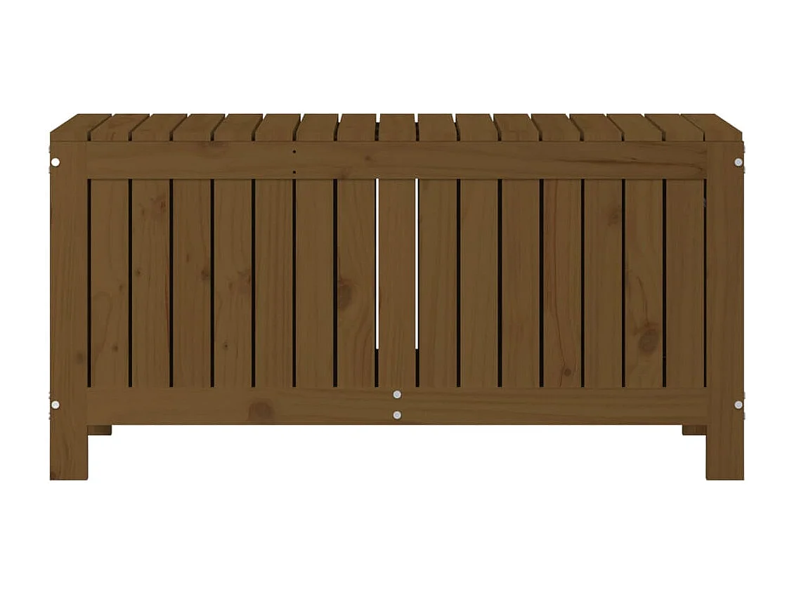 Cassetta portaoggetti per mobili da giardino 108 x 42,5 x 54 cm in legno di pino marrone miele 02_0013101
