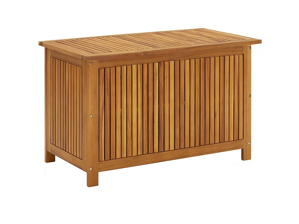 Coffre boîte meuble de bois marron 90 x 50 x 58 cm 02_0013053