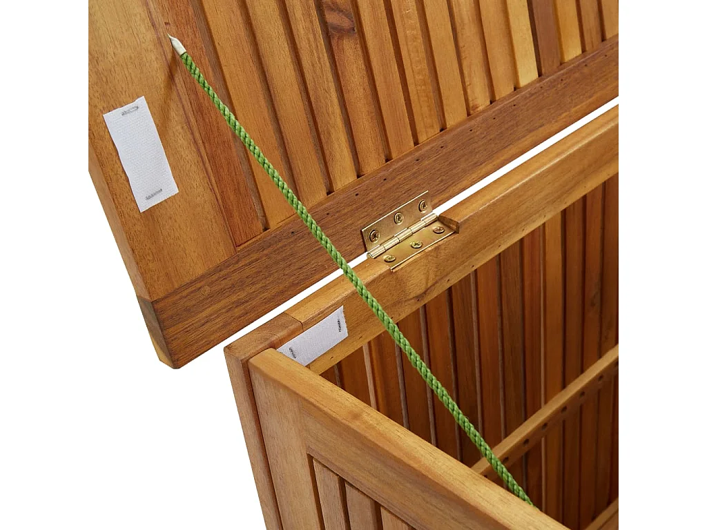 Cassetta portaoggetti per mobili da giardino 90 x 50 x 58 cm in legno massello di acacia 02_0013053