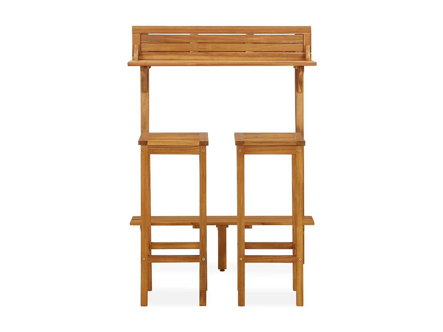 Ensemble de bar de bois marron 30.5 x 30.5 x 74.5 cm 02_0013358