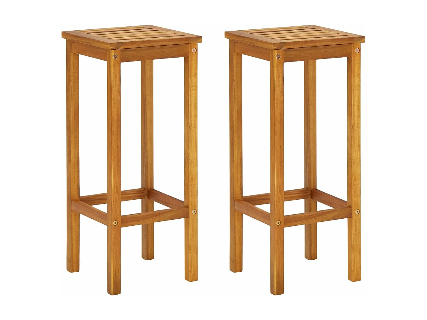 Ensemble de bar de bois marron 30.5 x 30.5 x 74.5 cm 02_0013358