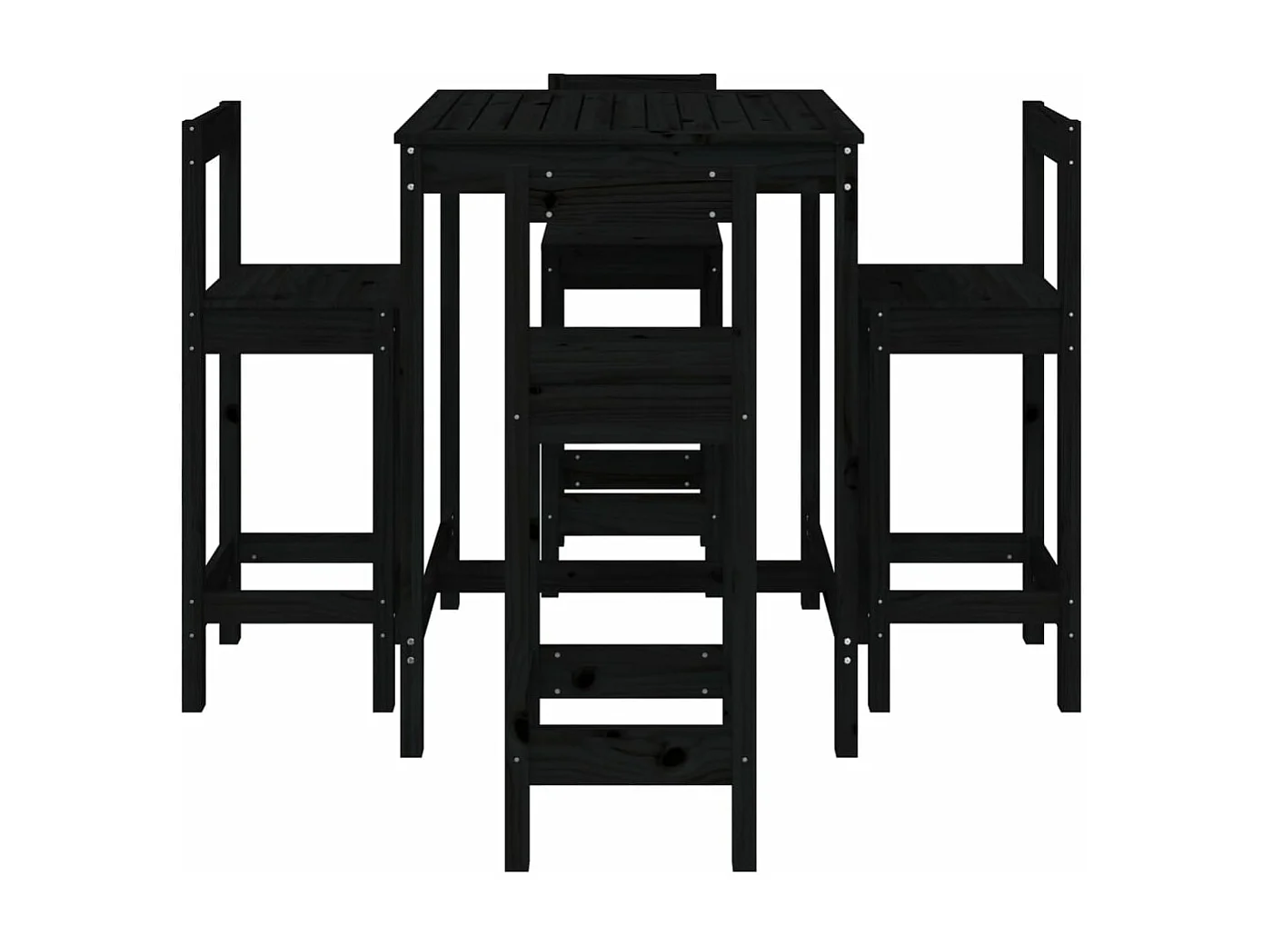 Ensemble de bar de bois marron 40 x 41.5 x 112 cm 02_0013416