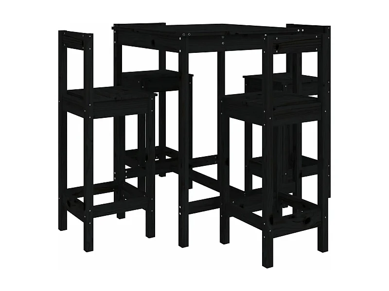 Ensemble de bar de bois marron 40 x 41.5 x 112 cm 02_0013416