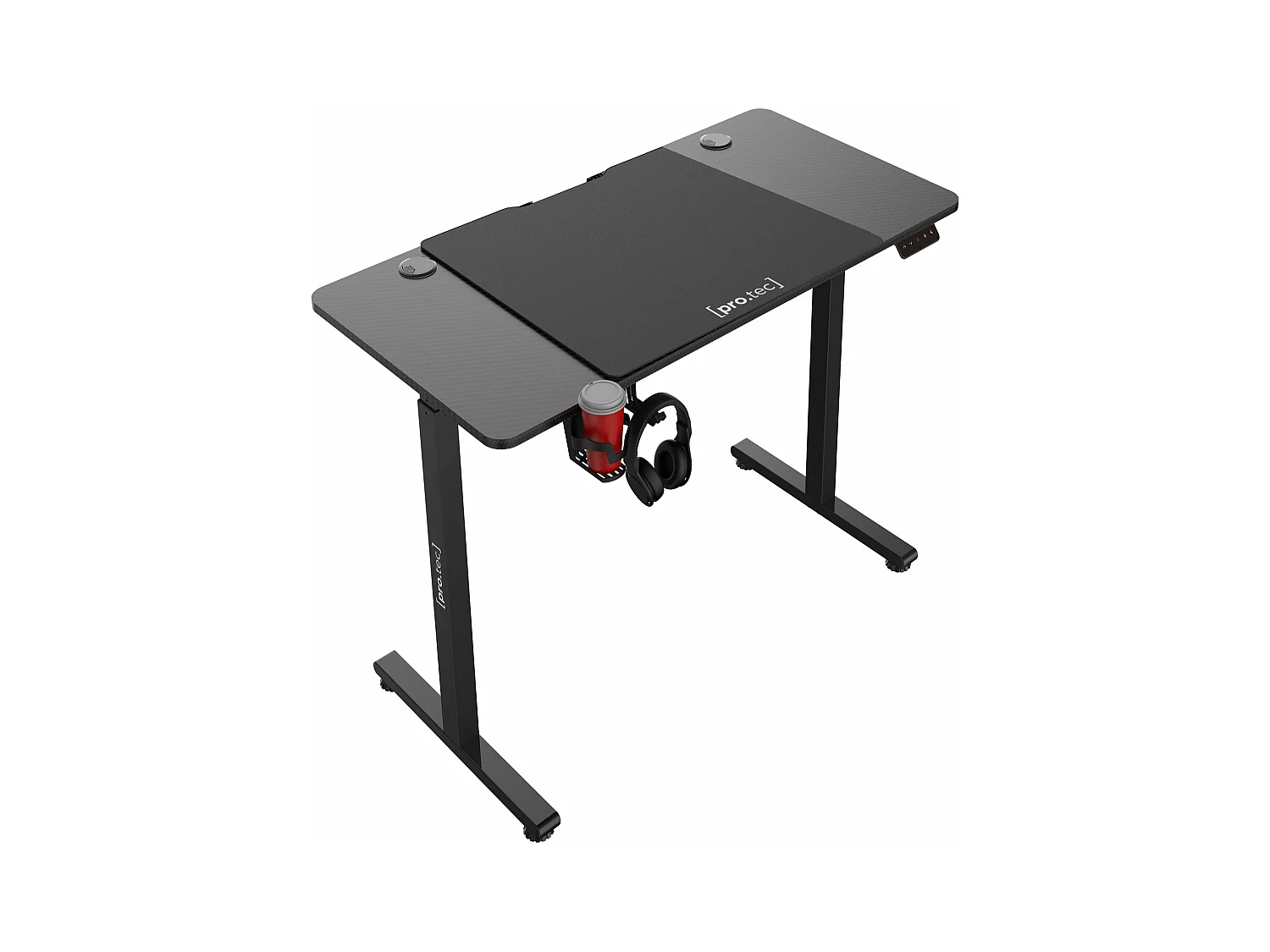 Bureau poste de travail noire 120 x 60 x 72 cm 03_0006665