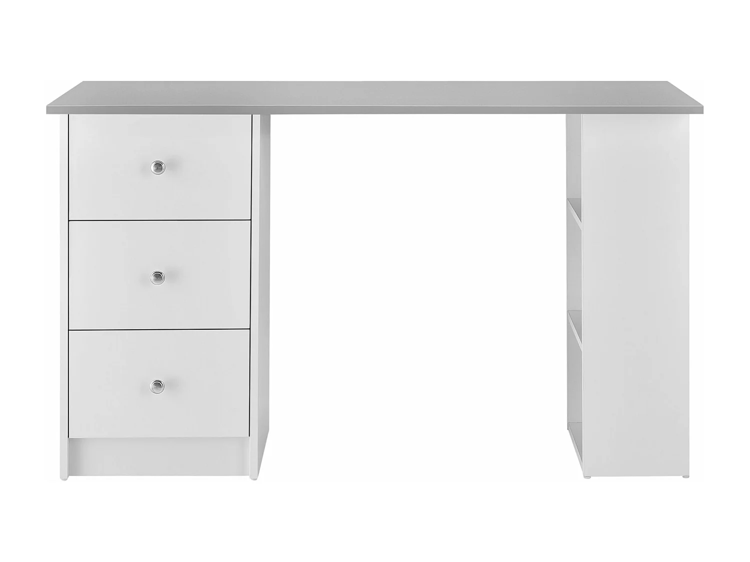 Bureau poste de travail bois blanche 120 x 49 x 72 cm 03_0006670