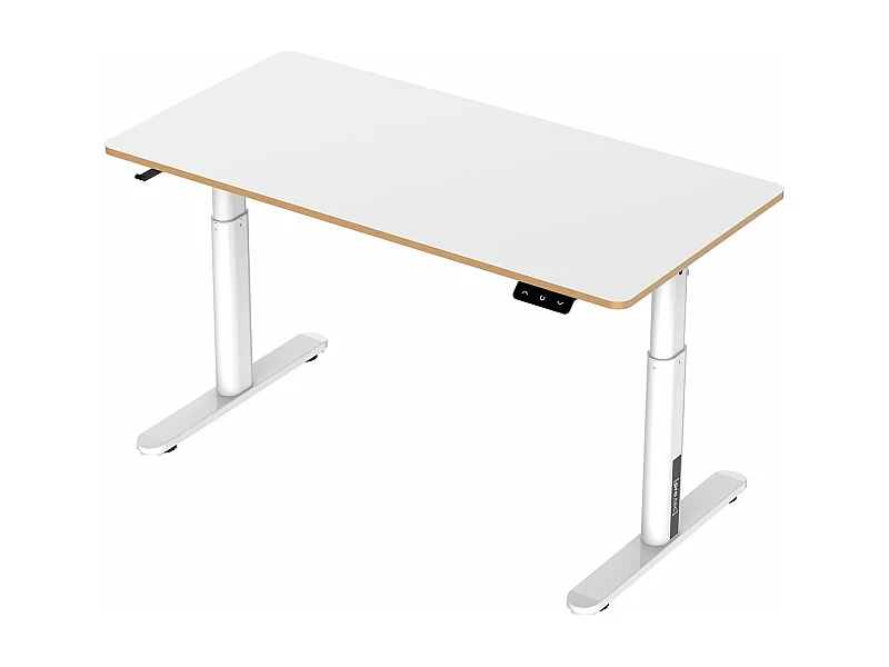 Tavolo elettrico postazione scrivania con altezza regolabile per bambini ringe 120 x 60 cm bianco 03_0006663