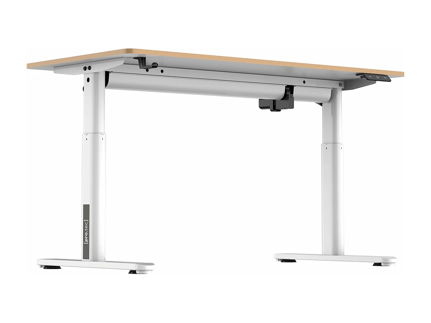 Mesa de trabalho mesa elétrica com altura ajustável para crianças ringe 120 x 60 cm branco 03_0006663