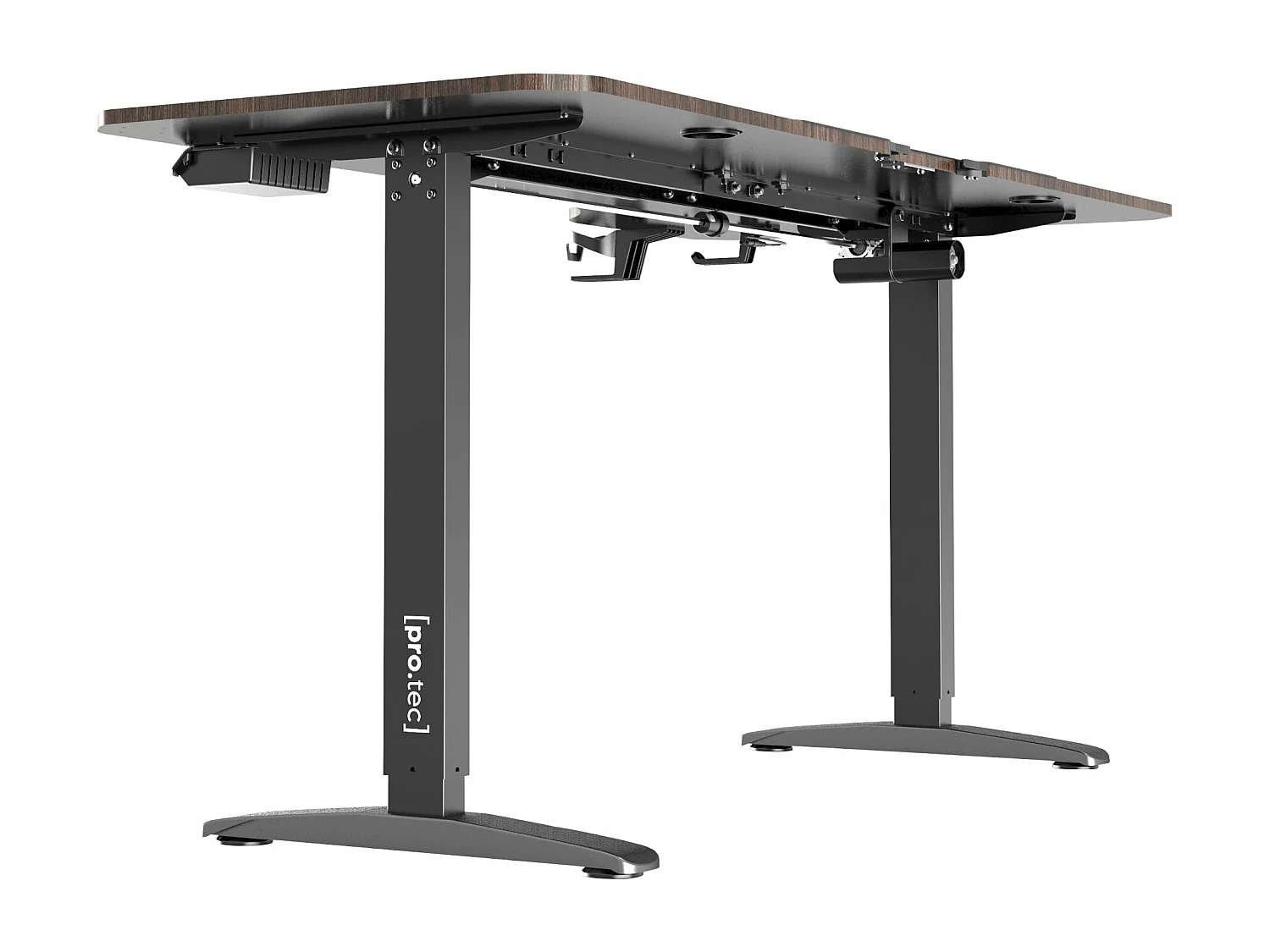 Bureau poste de travail marron 160 x 60 x 73 cm 03_0006655