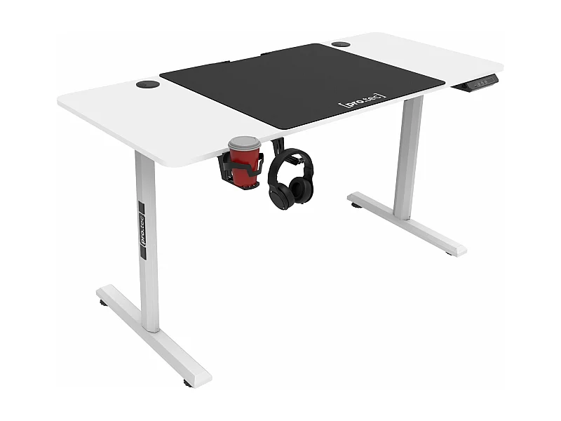 Bureau poste de travail blanche 140 x 60 x 72 cm 03_0006651