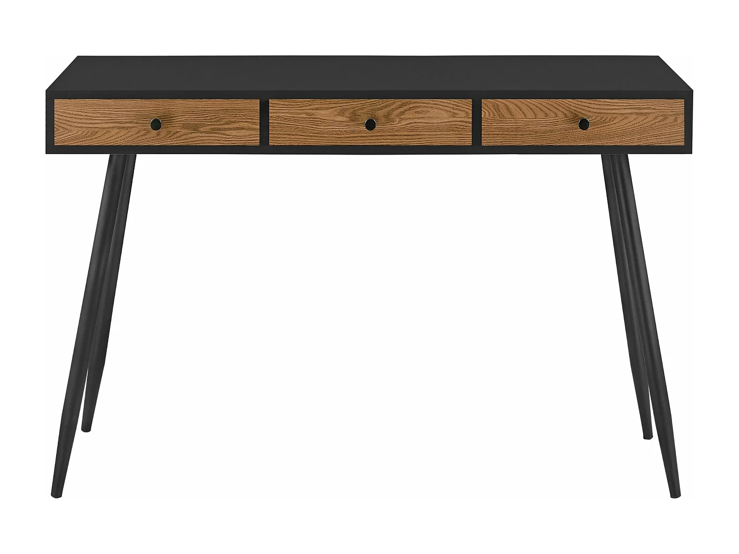 Bureau poste de travail bois marron 115 x 48 x 75 cm 03_0006641