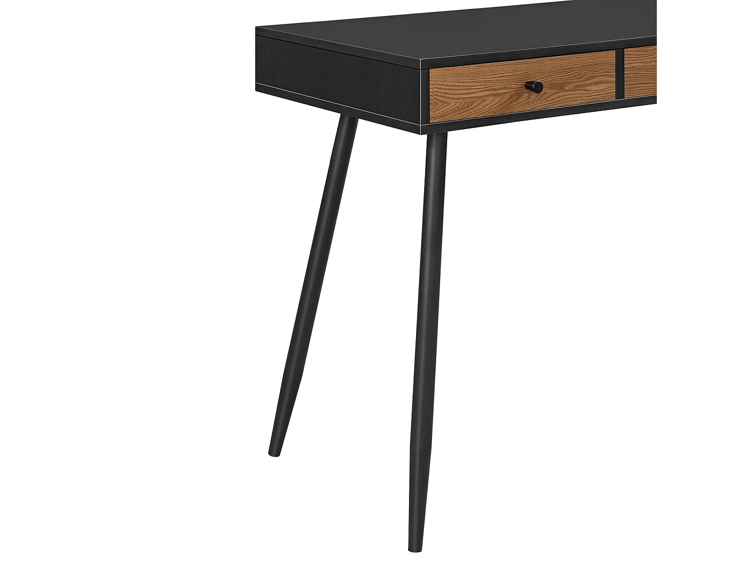 Bureau poste de travail bois marron 115 x 48 x 75 cm 03_0006641