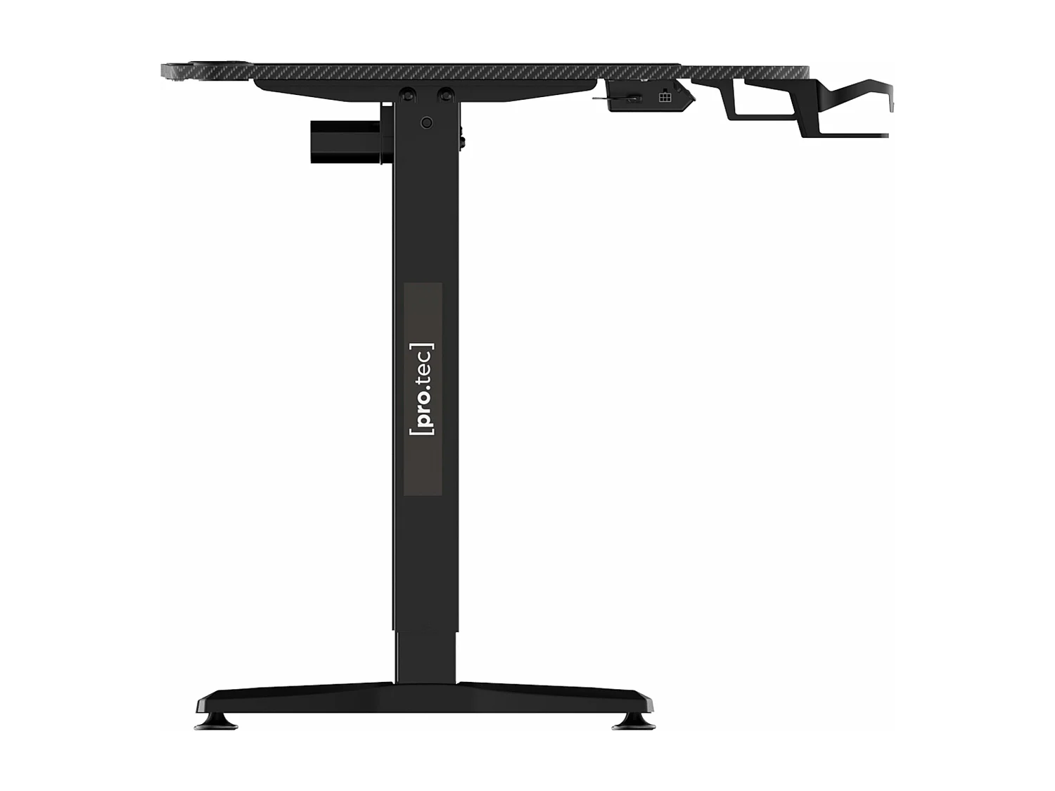 Bureau poste de travail noire 160 x 60 x 73 cm 03_0006656