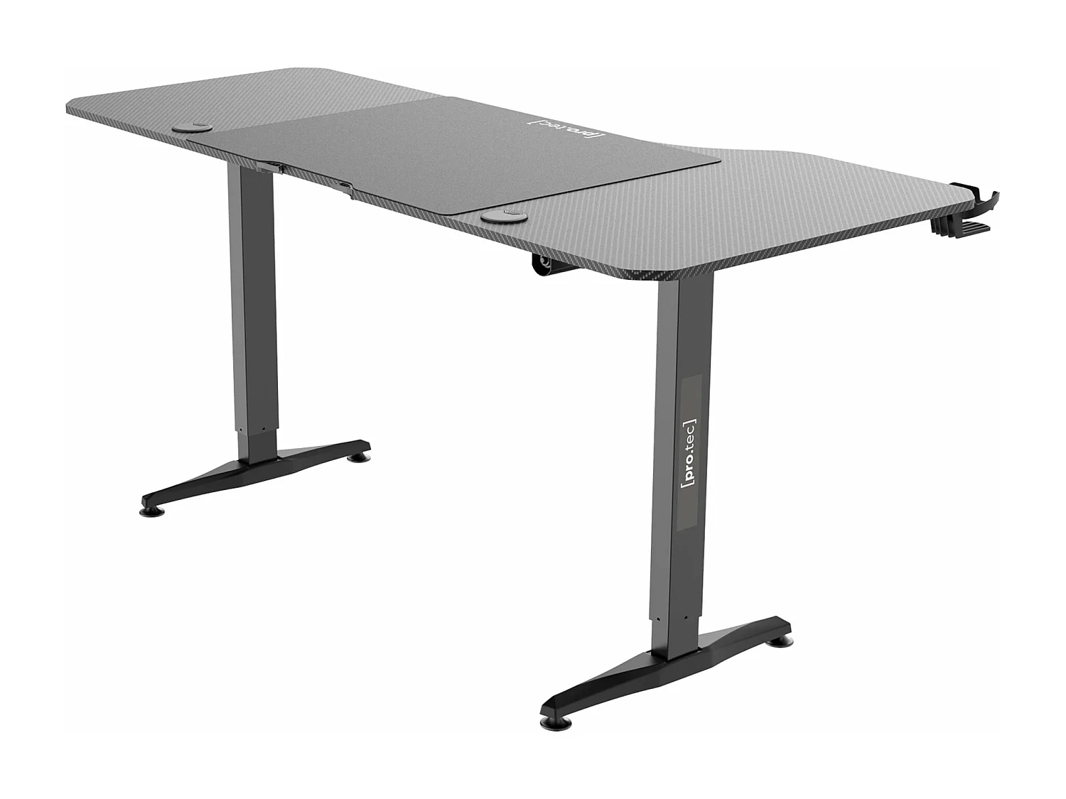 Bureau poste de travail noire 160 x 60 x 73 cm 03_0006656