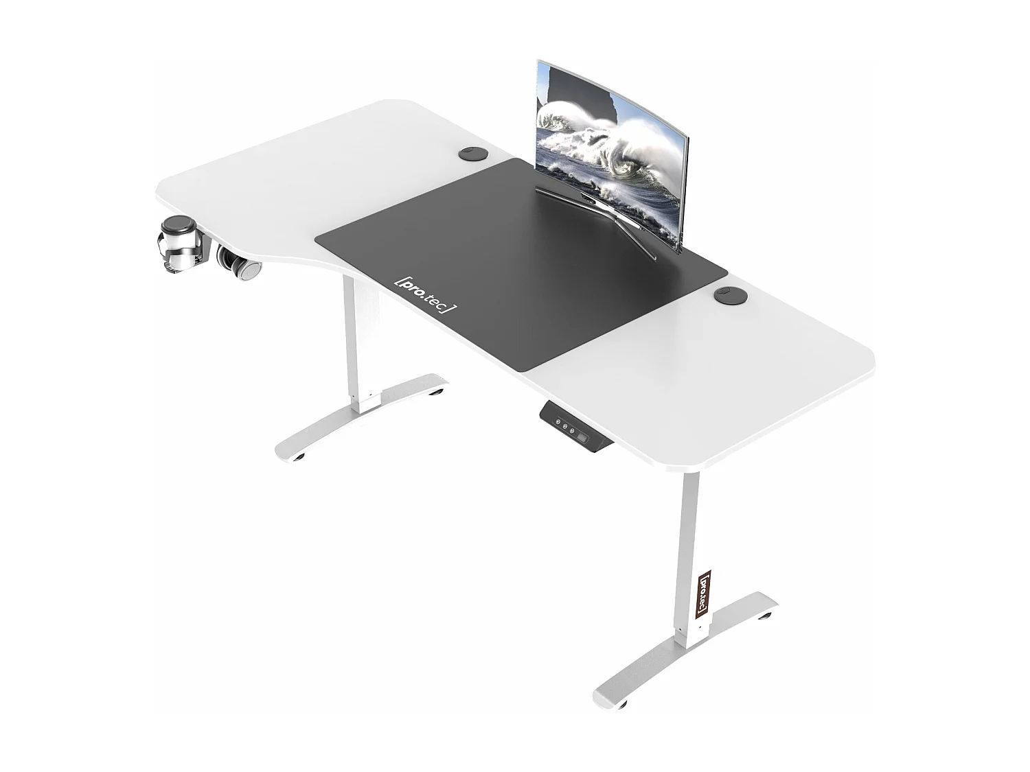 Bureau poste de travail blanche 160 x 60 x 75 cm 03_0006654