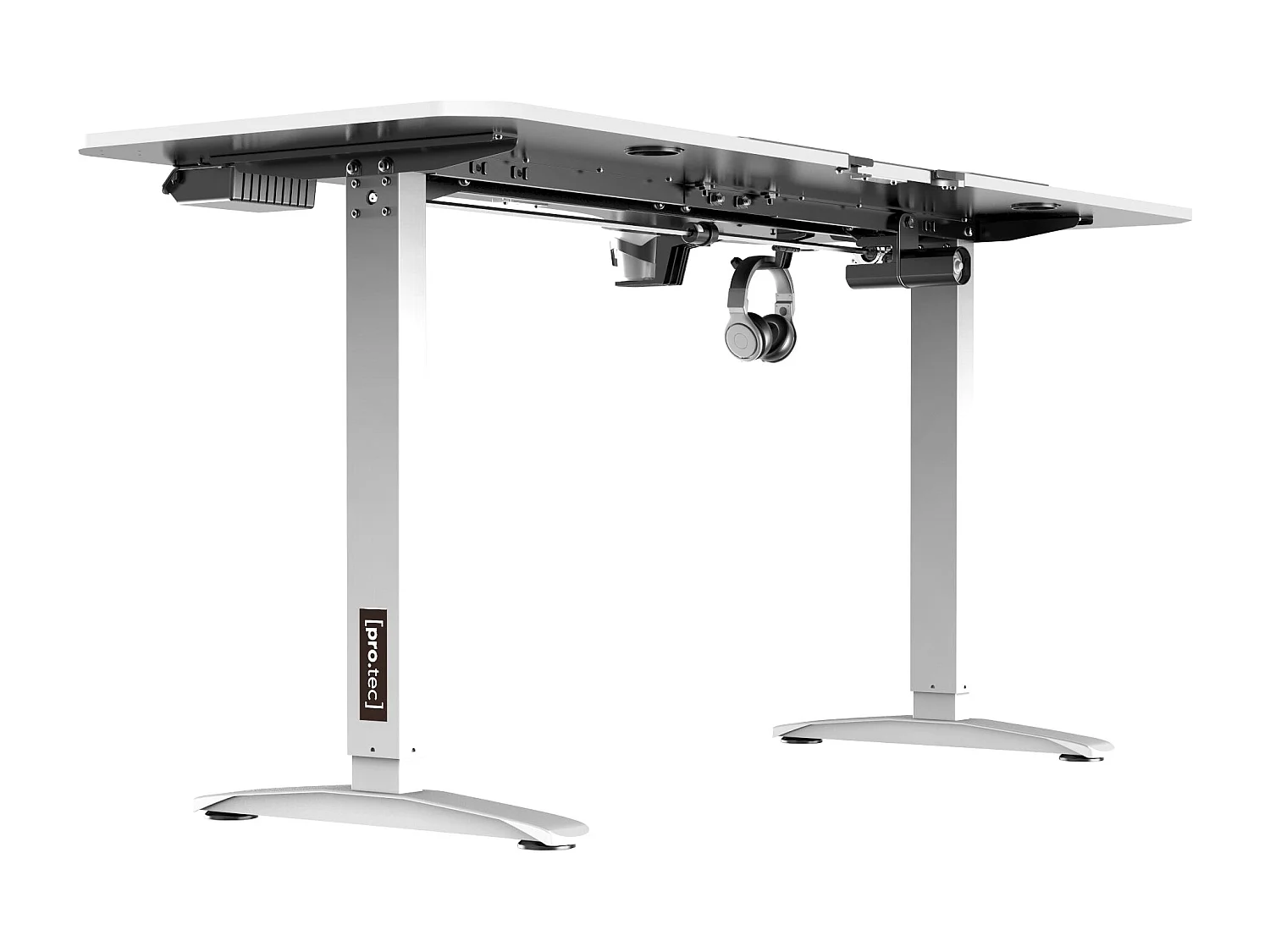 Bureau poste de travail blanche 160 x 60 x 75 cm 03_0006654