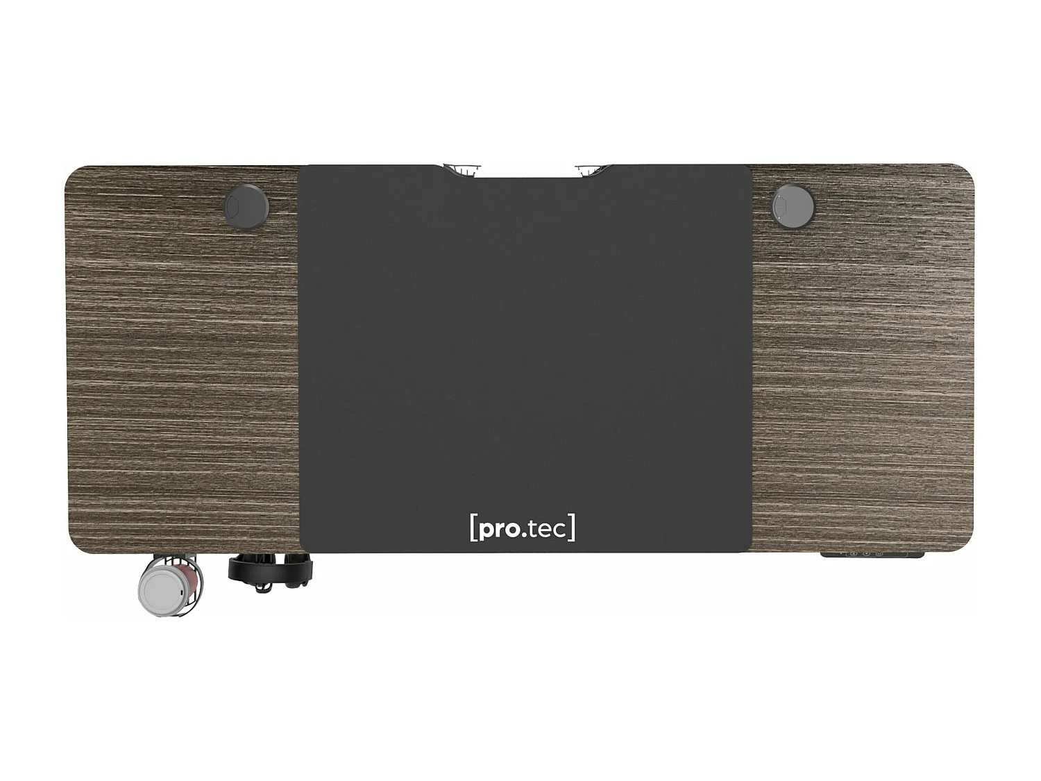 Bureau poste de travail bois marron 140 x 60 x 72 cm 03_0006652