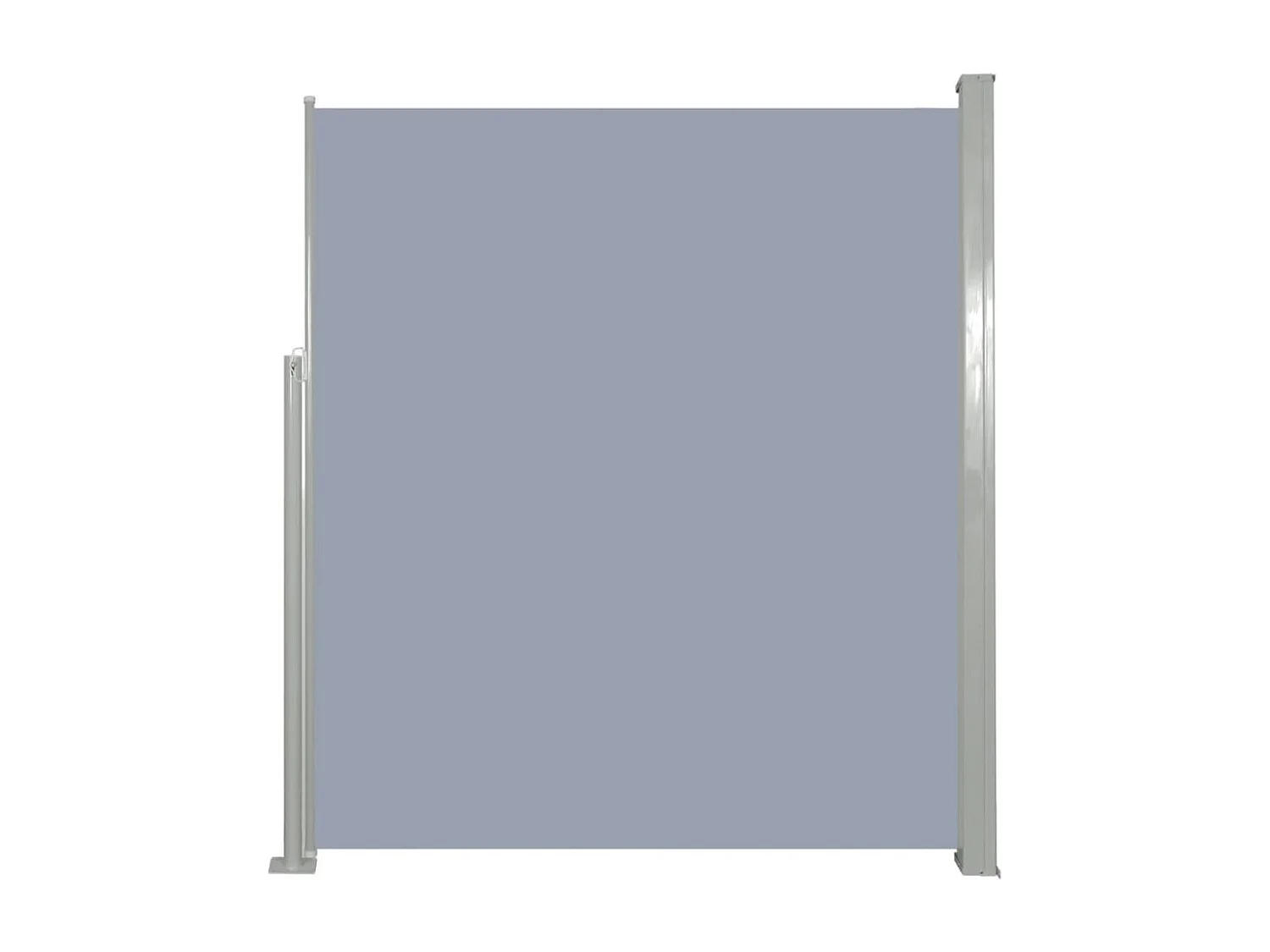 Auvent paravent store brise-vue grise 500 x 500 x 160 cm 02_0007095