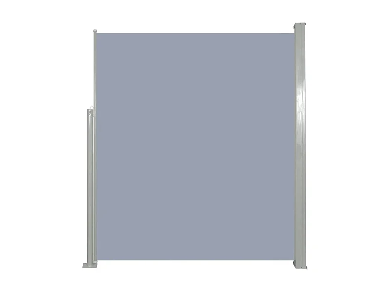 Auvent paravent store brise-vue grise 500 x 500 x 160 cm 02_0007095