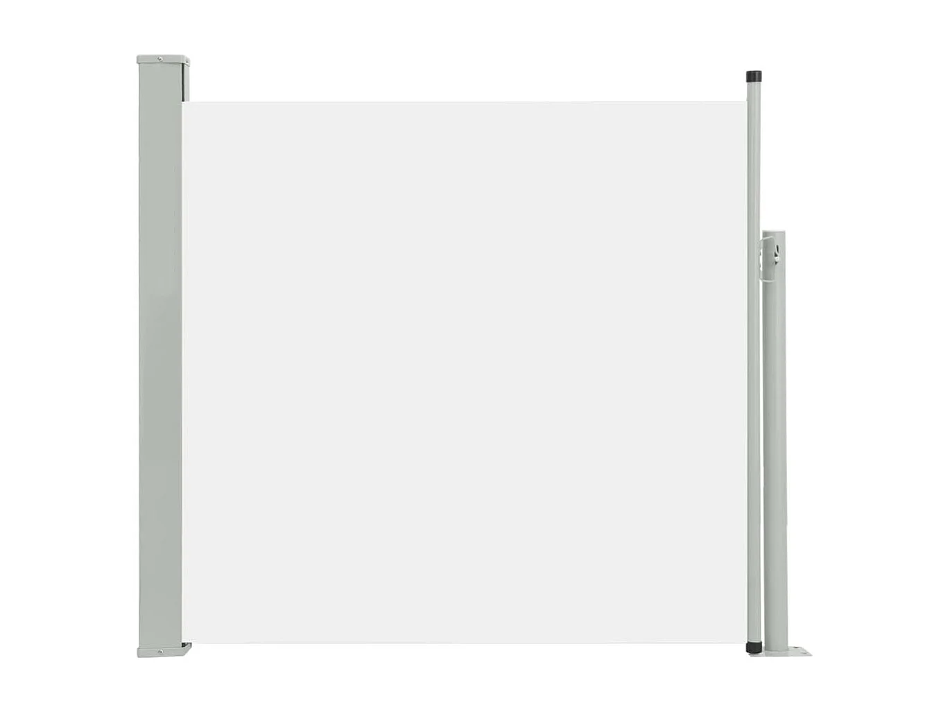 Tela de toldo cortina de privacidade lateral retrátil para pátio jardim terraço varanda tela de proteção visual 170 x 300 cm creme 02_0007312