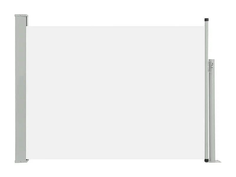 Auvent paravent store brise-vue crème 500 x 500 x 120 cm 02_0007223