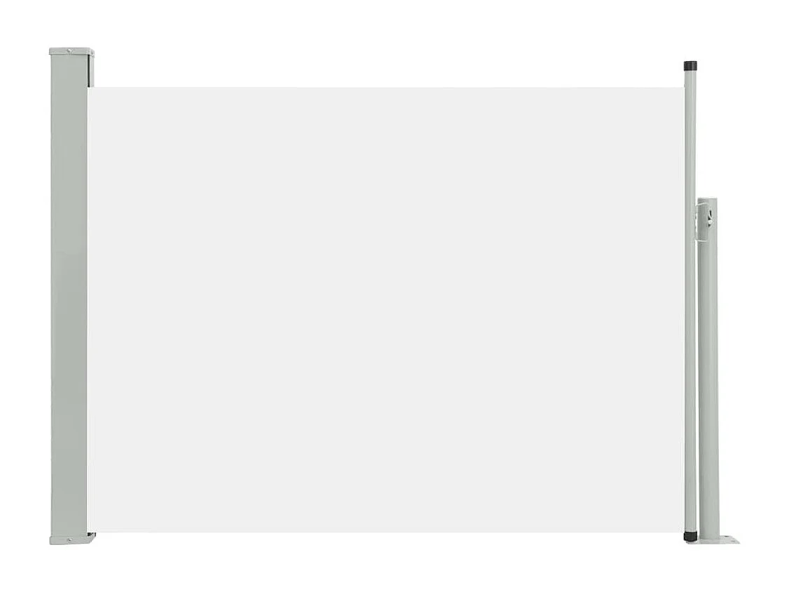 Auvent paravent store brise-vue crème 500 x 500 x 120 cm 02_0007223