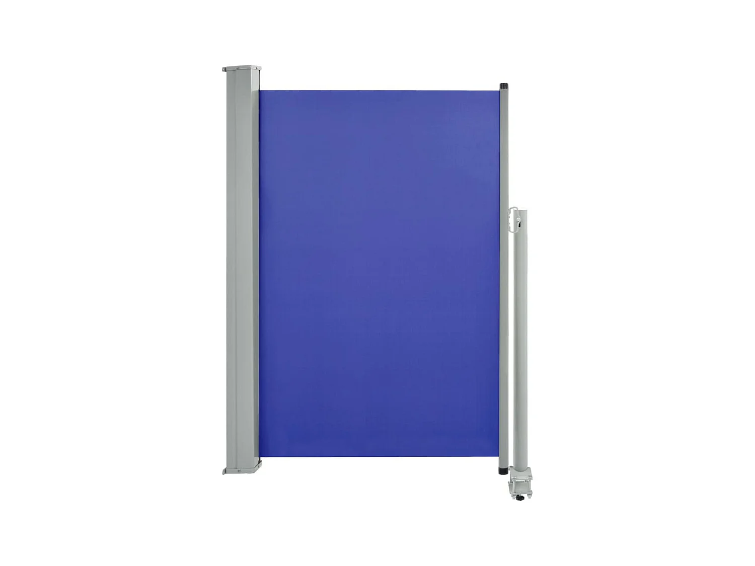 Tenda da sole parasole laterale retrattile per patio giardino terrazza balcone schermo di protezione visiva 120 x 300 cm blu 02_0007220