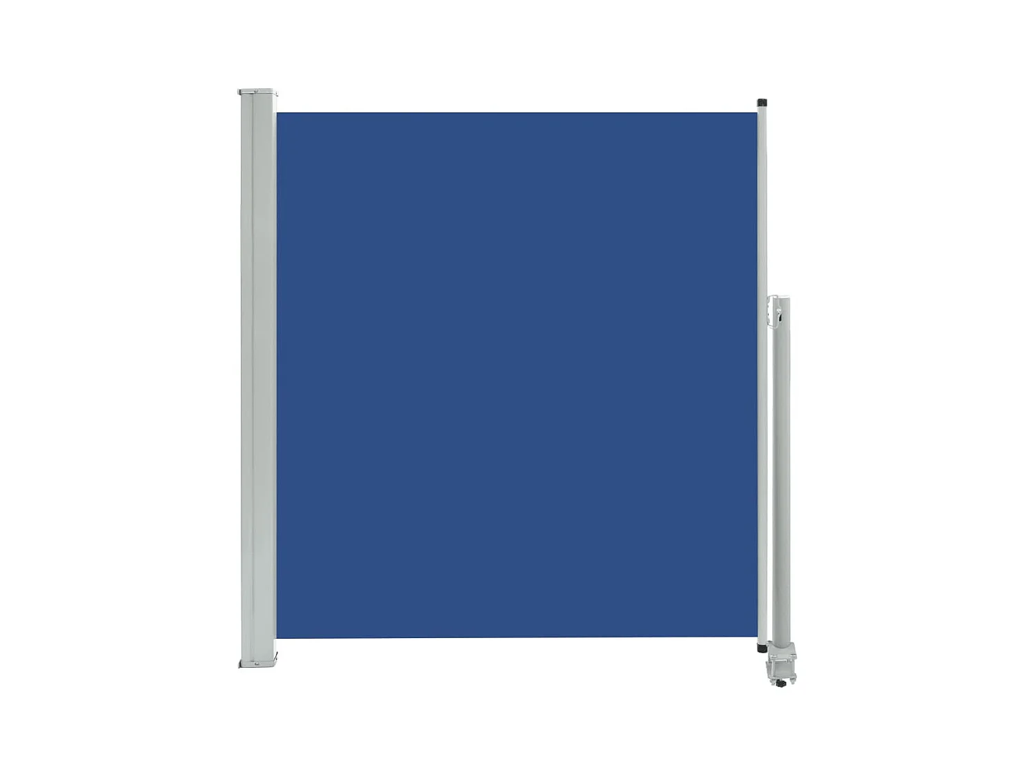 Tenda da sole parasole laterale retrattile per patio giardino terrazza balcone schermo di protezione visiva 140 x 300 cm blu 02_0007227