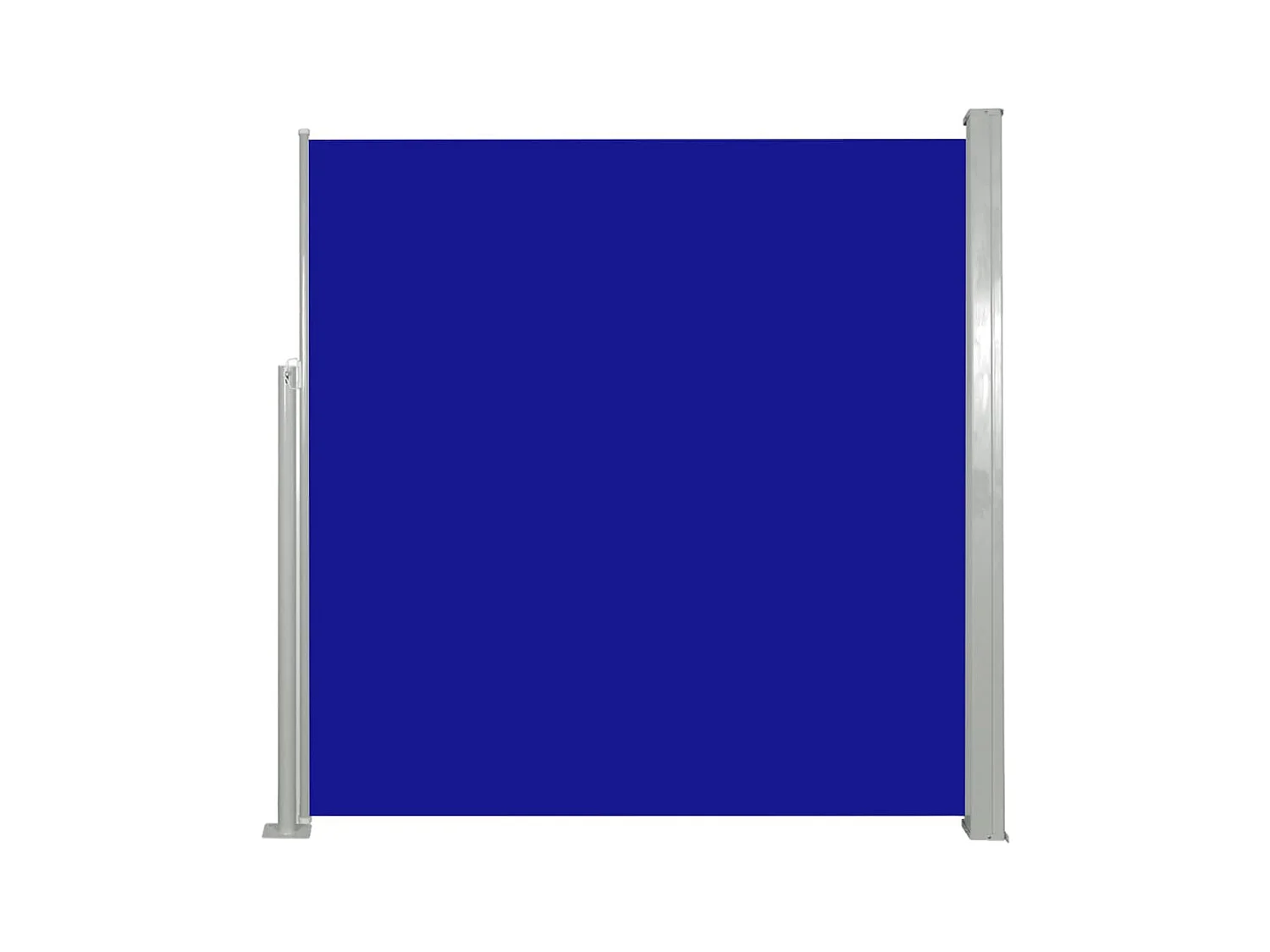 Tenda da sole parasole laterale retrattile per patio giardino terrazza balcone schermo di protezione visiva 140 x 300 cm blu 02_0007088