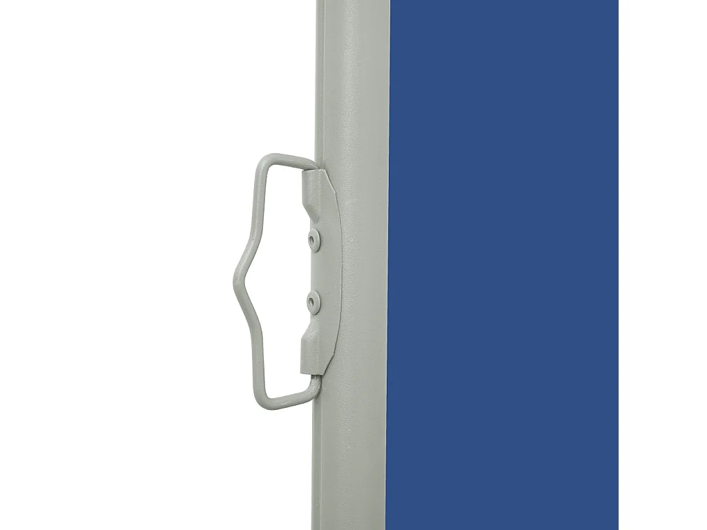 Tela de toldo cortina de privacidade lateral retrátil para pátio jardim terraço varanda tela de proteção visual 140 x 500 cm azul 02_0007251