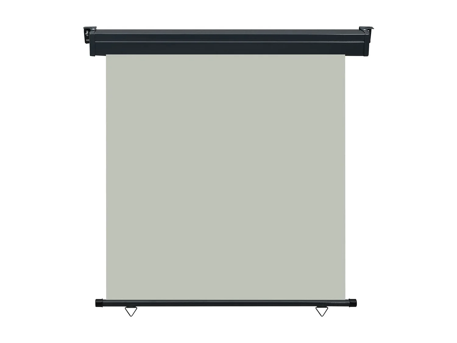 Auvent paravent store brise-vue grise 170 x 250 x 160 cm 02_0007026