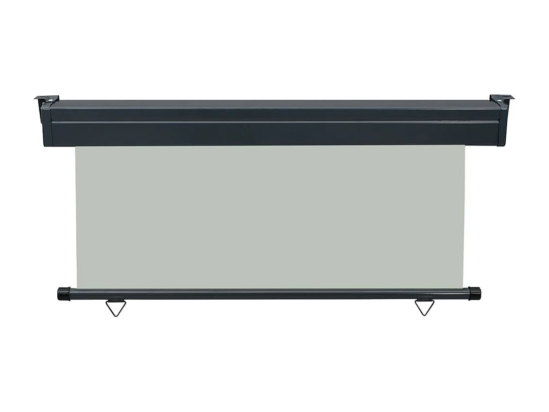 Auvent paravent store brise-vue grise 170 x 250 x 160 cm 02_0007026